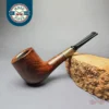MBSD Briars by Piero Vitale Sienna Contrast Smooth Billiard w/ Zebrawood Briar Pipe, New