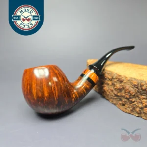 Papa Bear's Pipes by Tim Beaumont Smooth Egg Handmade Briar Pipe, New