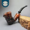 Nording Moss Partially Rusticated Freehand Estate Briar Pipe, Unsmoked