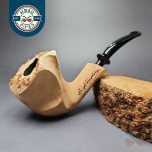 Nording Signature Natural Smooth Freehand Estate Briar Pipe, Unsmoked