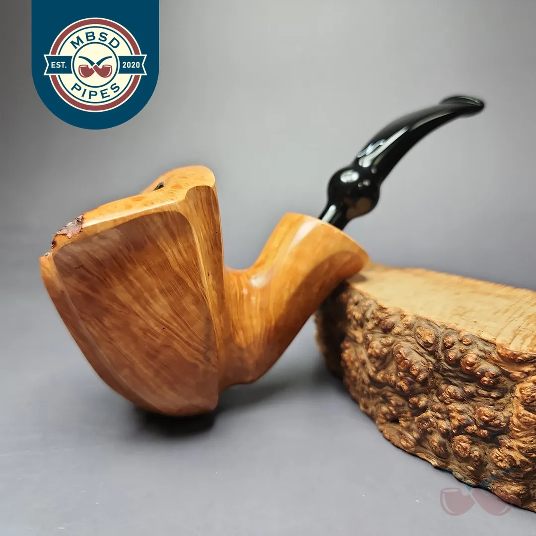 Nording Virgin Grain 2 Smooth Freehand Estate Briar Pipe, Unsmoked