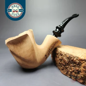 Nording Signature Natural Smooth Freehand Estate Briar Pipe, Unsmoked