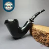 Nording Black Smooth Freehand Estate Briar Pipe, Unsmoked