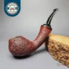 HS Studio Sandblasted Brandy w/ Reverse Calabash Estate Briar Pipe, Unsmoked
