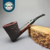 James Upshall Bark Group 6 Partially Rusticated Skater Estate Briar Pipe, Unsmoked