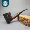James Upshall Bark Group 6 Partially Rusticated Skater Estate Briar Pipe, Unsmoked