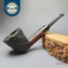 James Upshall Bark Group 6 Rusticated Dublin Estate Briar Pipe, Unsmoked