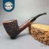 James Upshall Bark Group 6 Partially Rusticated Dublin Estate Briar Pipe, Unsmoked