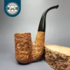 Ed Burak Connoisseur Magnum Rusticated Oom Paul Estate Briar Pipe, American Estates