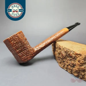 Castello Reg. No. Old Antiquari G Sandblasted Panel Canadian Estate Briar Pipe, Italian Estates