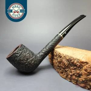 Comoy's Black Coral 83551 Rusticated Cutty Estate Briar Pipe, English Estates