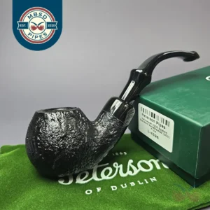 Peterson 2025 Halloween Pipe 302 Sandblasted Apple Briar Pipe, P-Lip, New