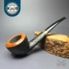 Savinelli Punto Oro Mister G 316 KS Sandblasted Pot Estate Briar Pipe, Italian Estates 6mm