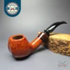 Paul Becker Partially Sandblasted Blowfish Estate Briar Pipe, German Estates, 9mm