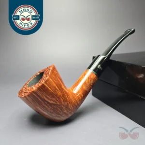 Stanwell Flame Grain 63 Smooth Dublin w/ Silver Estate Briar Pipe, Unsmoked