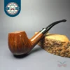James Upshall Grade A Group 6 Smooth Bent Apple Estate Briar Pipe, Unsmoked