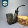 Sasieni 1946-79 Four Dot Rustic Oom Paul S Estate Briar Pipe, English Estates