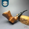 Uhle's XL Smooth Freehand w/ Vulcanite Mount Estate Briar Pipe, Danish Estates