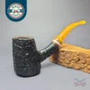 Neerup XL Sandblasted Volcano w/ Zebrawood Estate Briar Pipe, Danish Estates
