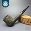 Sasieni Four Dot 1946-79 Rustic Buckingham XS Rusticated Billiard Estate Briar Pipe, English Estates