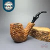 Castello 1960s-80s Sea Rock Briar 4K 293 Sitter Estate Briar Pipe, Italian Estates