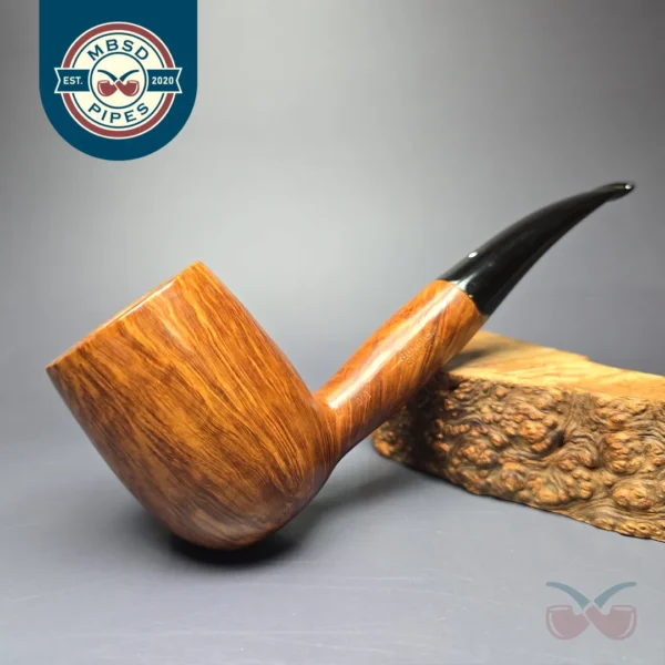 Dunhill 1981 Collector 001 Smooth Freehand Billiard Estate Briar Pipe, English Estates