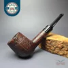 Ashton Pebble Grain LX Sandblasted Billiard Estate Briar Pipe, English Estates