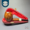 SU Pipes Smooth Apple w/ Antique Bakelite Handmade Briar Pipe, New