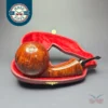 SU Pipes Large Smooth Brandy Handmade Briar Pipe, New