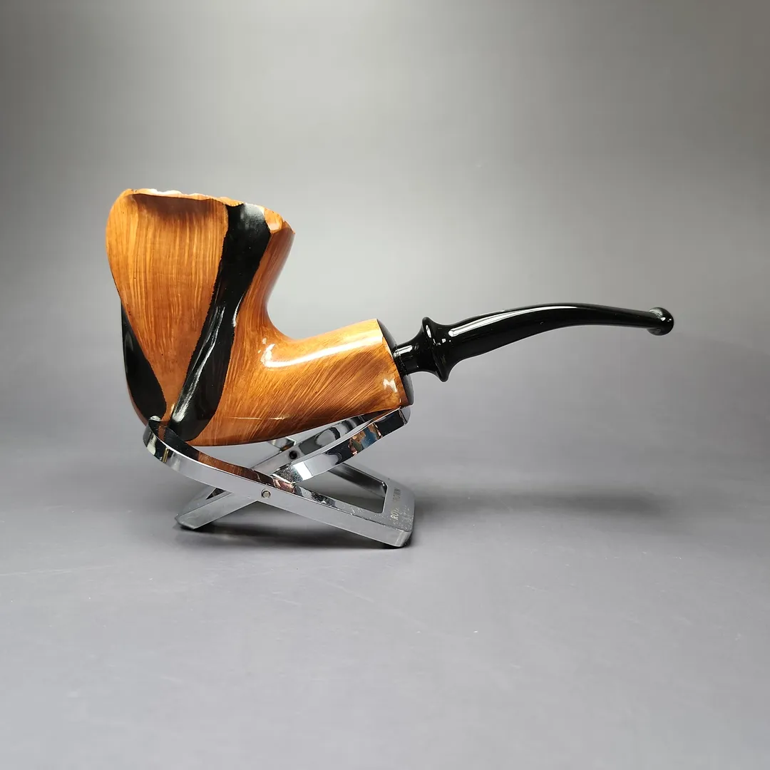 Nording Spiral Natural Smooth Freehand Estate Briar Pipe, Unsmoked - Image 2