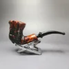 Nording Moss Partially Rusticated Freehand Estate Briar Pipe, Unsmoked - Image 2