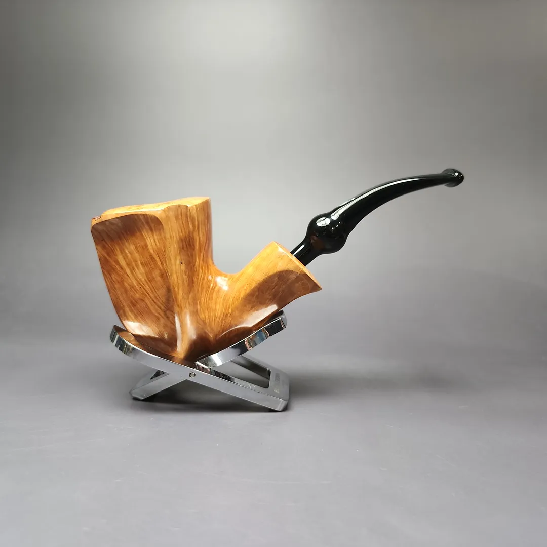 Nording Virgin Grain 2 Smooth Freehand Estate Briar Pipe, Unsmoked - Image 2