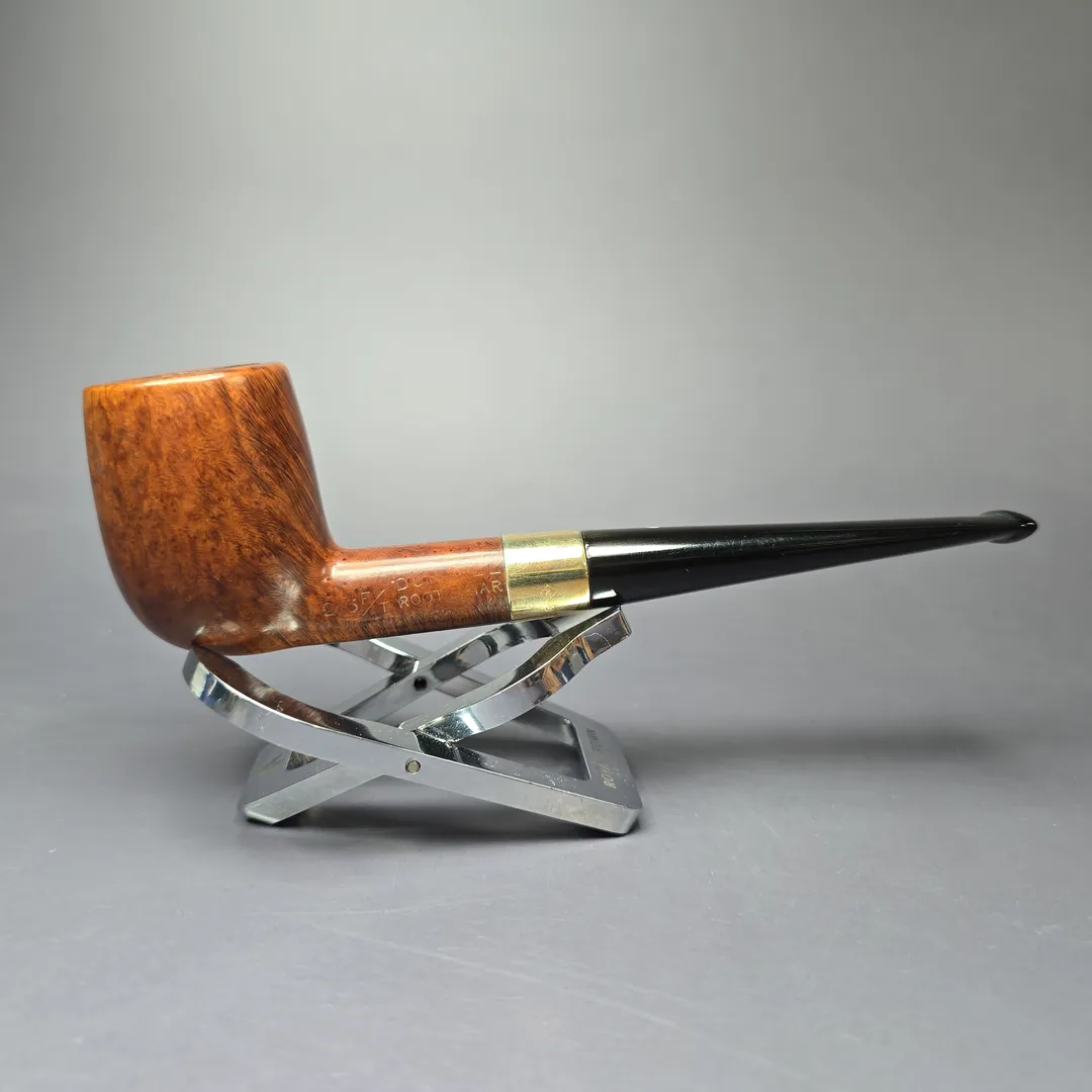 Dunhill 1968 Root Briar 263 w/ 9K Gold Billiard Estate Briar Pipe, English Estates - Image 2