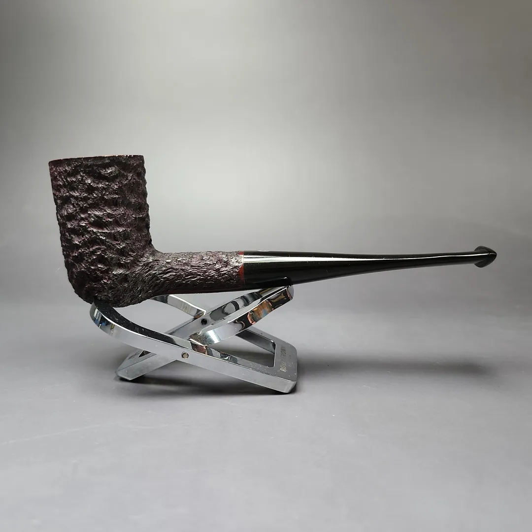 James Upshall Bark Group 6 Partially Rusticated "371" Dublin Estate Briar Pipe, Unsmoked - Image 2