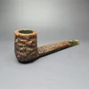 Caminetto Business 119 KS Rusticated Canadian Estate Briar Pipe, Italian Estates - Image 2