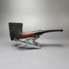 James Upshall Bark Group 6 Partially Rusticated Skater Estate Briar Pipe, Unsmoked - Image 2