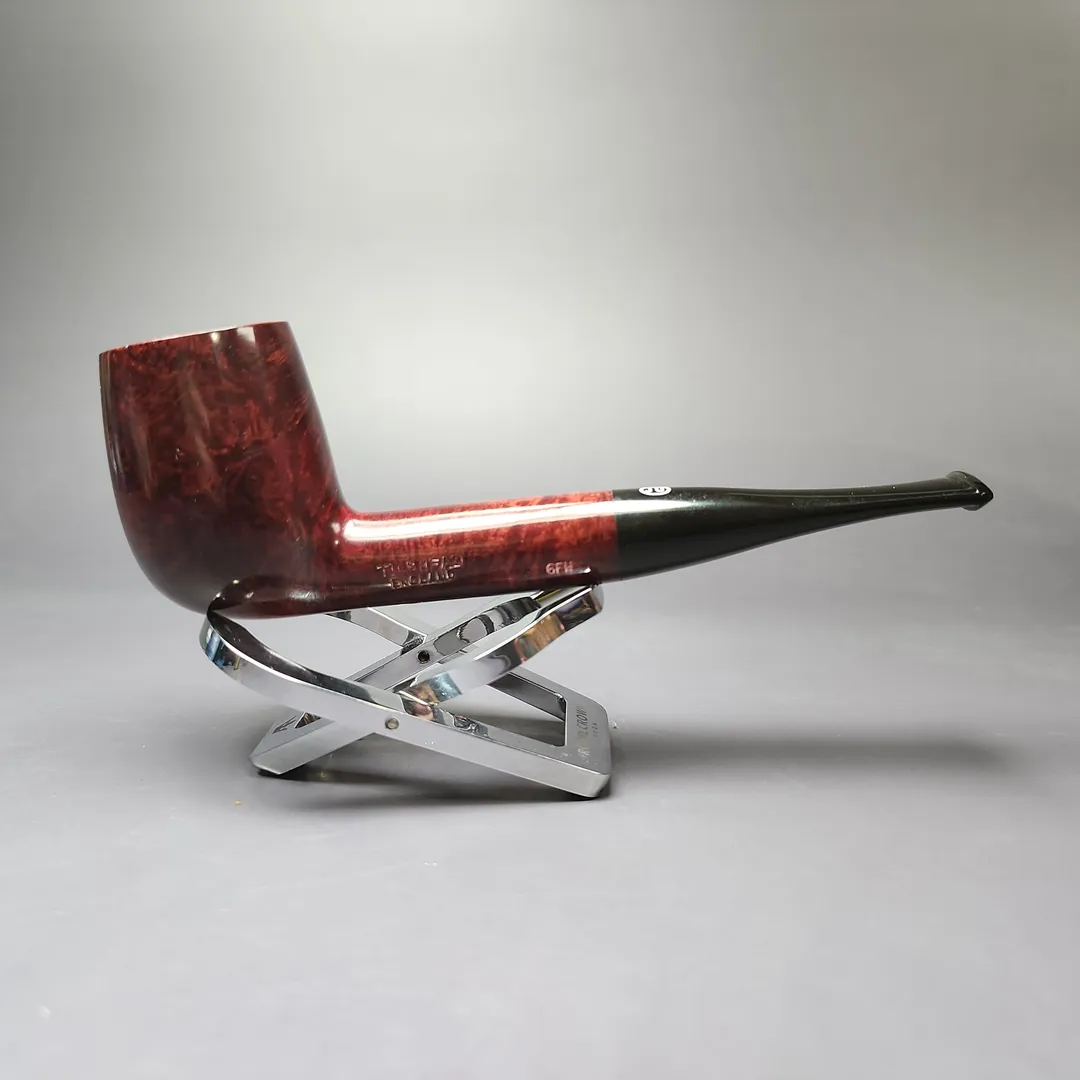 James Upshall Tilshead Group 6 Smooth Large Billiard Estate Briar Pipe, Unsmoked - Image 2