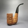 Ed Burak Connoisseur Magnum Rusticated Oom Paul Estate Briar Pipe, American Estates - Image 2