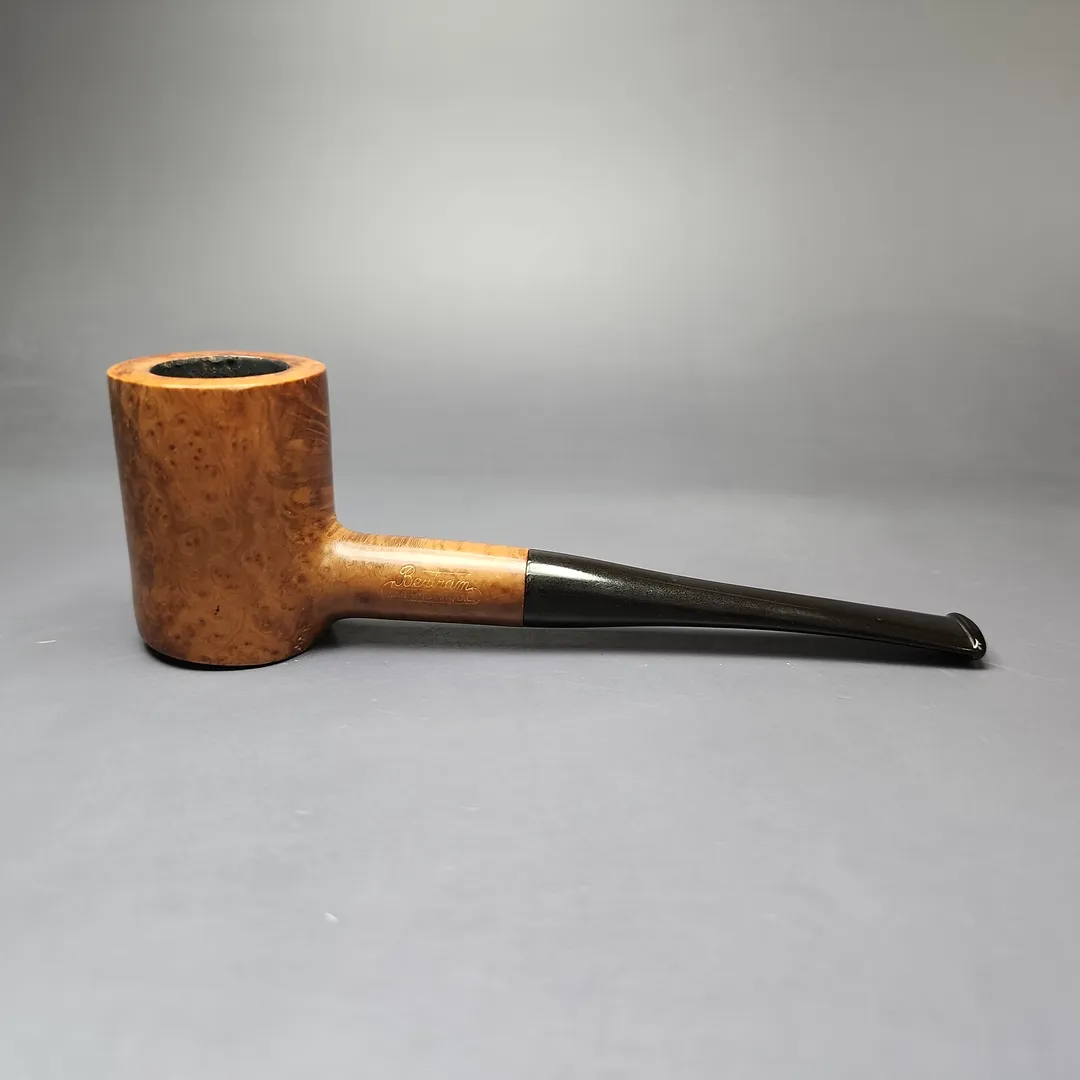 Bertram Washington Smooth Poker Estate Briar Pipe, American Estates - Image 2
