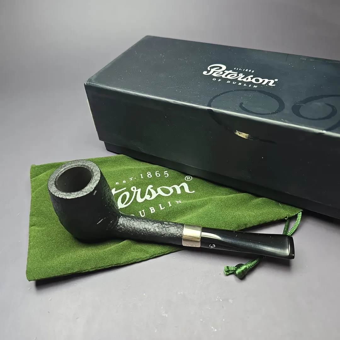 Peterson Sandblast Collection Liverpool Estate Briar Pipe, Unsmoked - Image 2