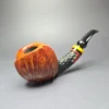 Poul Winslow E Partially Rusticated Blowfish Estate Briar Pipe,  Unsmoked, 9mm - Image 2