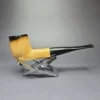 Ben Wade Jambo Billiard Estate African Block Meerschaum Pipe, English Estates - Image 2