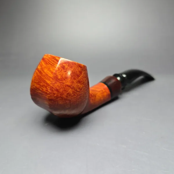 Paul Becker Partially Sandblasted Blowfish Estate Briar Pipe, German Estates, 9mm - Image 2
