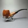 James Upshall Grade A Group 6 Smooth Bent Apple Estate Briar Pipe, Unsmoked - Image 2