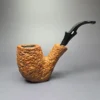 Castello 1960s-80s Sea Rock Briar 4K 293 Sitter Estate Briar Pipe, Italian Estates - Image 2