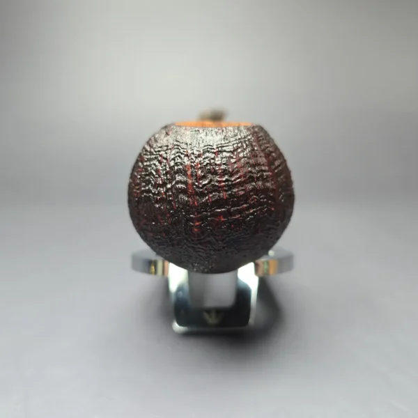 Papa Bear’s Pipes by Tim Beaumont Sandblasted Apple Handmade Briar Pipe, New - Image 3