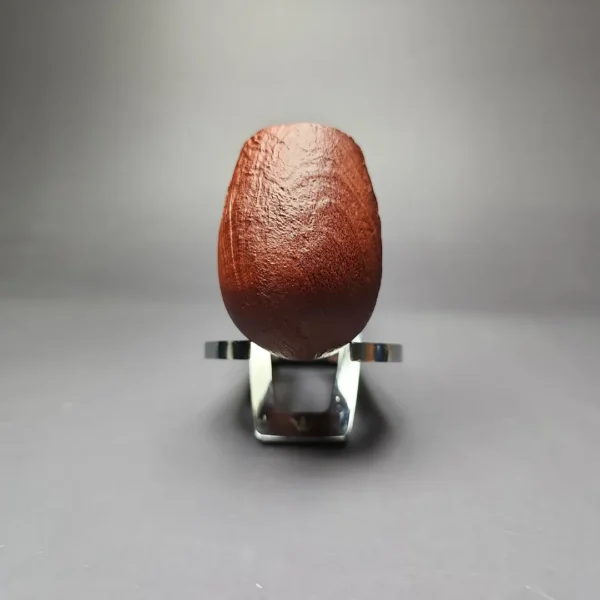 MBSD Briars by Piero Vitale Red Sandblasted Brandy w/ Boxwood Briar Pipe, New - Image 3