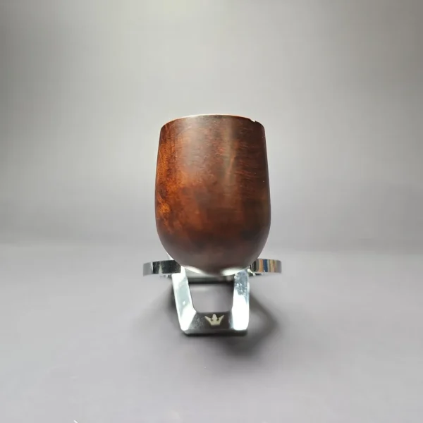 MBSD Briars by Piero Vitale Sienna Contrast Smooth Billiard w/ Boxwood Briar Pipe, New - Image 3