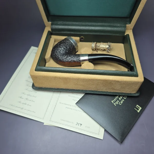 Dunhill Christmas 2004 Shell Briar w/ Case & Tamper Estate Briar Pipe, English Estates - Image 3