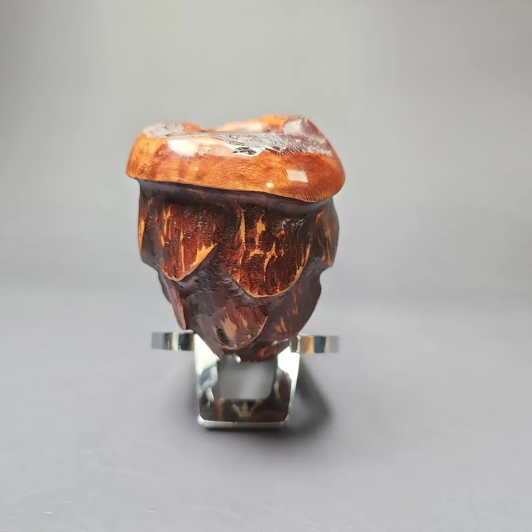 Nording Point Clear Partially Rusticated Freehand Estate Briar Pipe, Unsmoked - Image 3